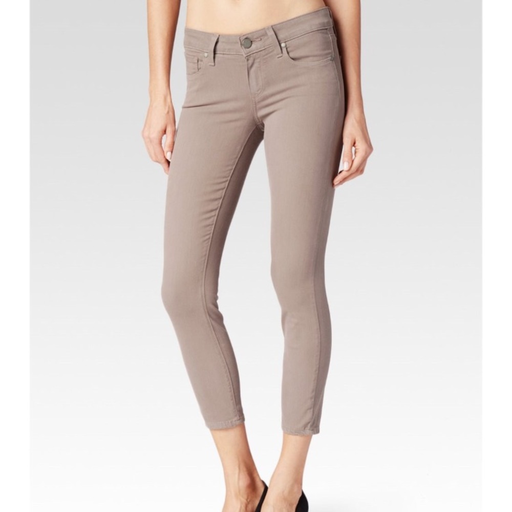 PAIGE JEANS-VERDUGO CROP sz30 Beige/neutral color